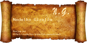 Nedelko Gizella névjegykártya